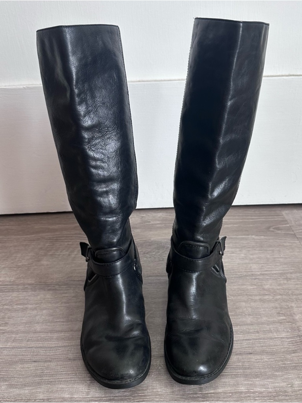 Luxury Rebel Luma Lee Black Leather Moto Biker Boots Women’s Size 38.5 - Picture 4 of 8